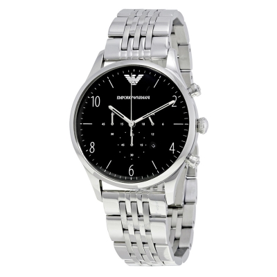 Ceas QUARTZ MAN ARMANI AR1863 gri argintiu negru