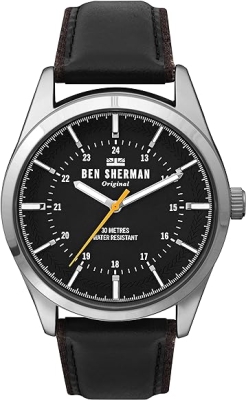 Ceas QUARTZ MAN BEN SHERMAN WB027B gri negru