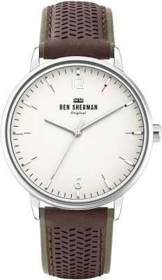 Ceas QUARTZ MAN BEN SHERMAN WB038T gri maro alb