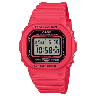 Ceas QUARTZ MAN CASIO DW-5600EP-4ER roz gri