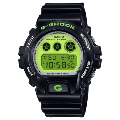 Ceas QUARTZ MAN CASIO DW6900RCS1ER negru verde