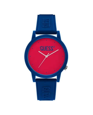 Ceas QUARTZ MAN GUESS V1040M4 albastru rosu