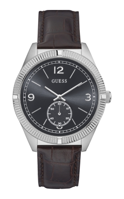 Ceas QUARTZ MAN GUESS W0873G1 argintiu maro gri