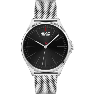 Ceas QUARTZ MAN HUGO 1530203 argintiu negru