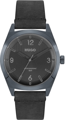 Ceas QUARTZ MAN HUGO 1530250 inchis gri negru