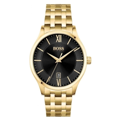 Ceas QUARTZ MAN HUGO BOSS 1513897 auriu negru