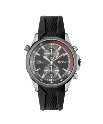 Ceas QUARTZ MAN HUGO BOSS 1513931 argintiu negru gri