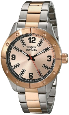 Ceas QUARTZ MAN INVICTA 17931 argintiu roz