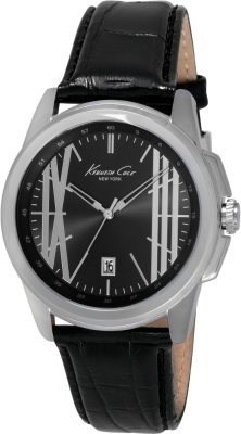 Ceas QUARTZ MAN KENNETH COLE IKC8095 argintiu negru