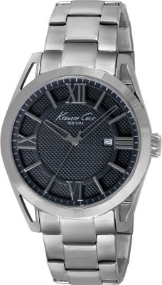 Ceas QUARTZ MAN KENNETH COLE IKC9372 argintiu negru