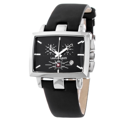 Ceas QUARTZ MAN LAURA BIAGIOTTI LB0017M-02 argintiu negru