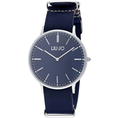 Ceas QUARTZ MAN LIUJO TLJ966 argintiu albastru