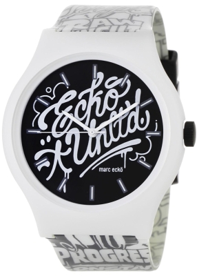 Ceas QUARTZ MAN MARC ECKO E06515M1 alb negru