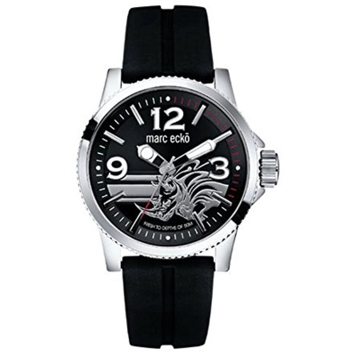 Ceas QUARTZ MAN MARC ECKO E08503G1 argintiu negru