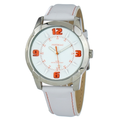 Ceas QUARTZ MAN PERTEGAZ P19030-BN argintiu alb