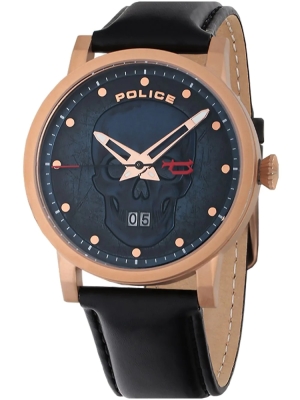 Ceas QUARTZ MAN POLICE PL15404JSR.03 roz negru albastru