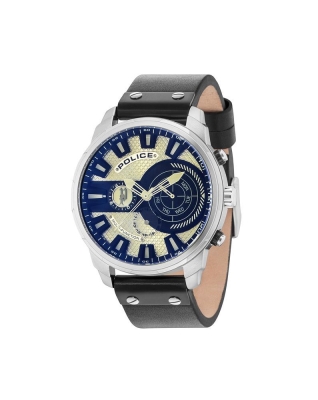 Ceas QUARTZ MAN POLICE R1451285001 gri negru blue, auriu