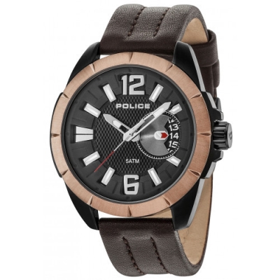 Ceas QUARTZ MAN POLICE R1451289001 negru maro