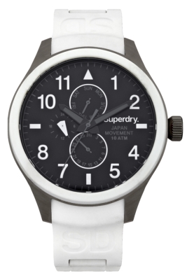 Ceas QUARTZ MAN SUPERDRY SYG110W gri alb negru