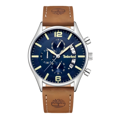 Ceas QUARTZ MAN TIMBERLAND TDWGC9001202 argintiu maro albastru