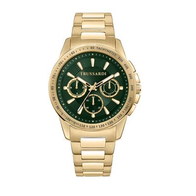 Ceas QUARTZ MAN TRUSSARDI R2453153001 auriu verde