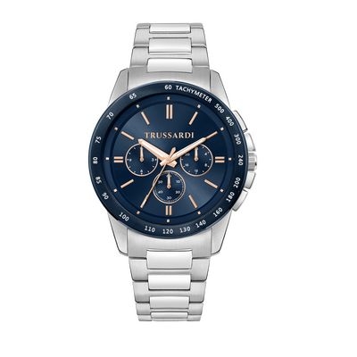 Ceas QUARTZ MAN TRUSSARDI R2453153005 gri albastru