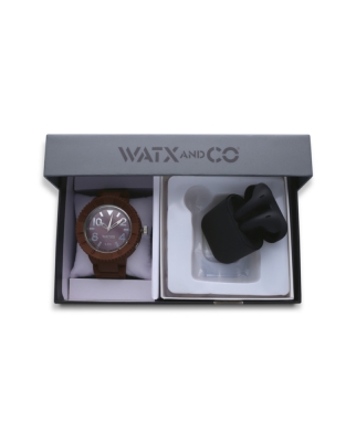 Ceas QUARTZ MAN WATXANDCO WAPACKEAR7_L transparent maro