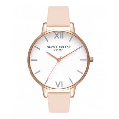 Ceas QUARTZ OLIVIA BURTON OB16BDW21 pentru Femei roz auriu alb