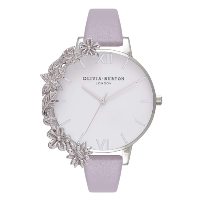 Ceas QUARTZ OLIVIA BURTON OB16CB05 pentru Femei argintiu violet alb