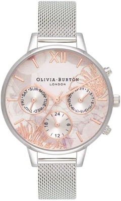 Ceas QUARTZ OLIVIA BURTON OB16CGS06 pentru Femei argintiu roz