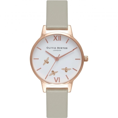 Ceas QUARTZ OLIVIA BURTON OB16CH03 pentru Femei roz gri alb