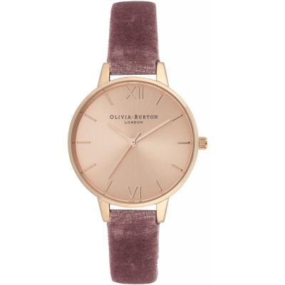 Ceas QUARTZ OLIVIA BURTON OB16DE03 pentru Femei auriu violet roz