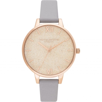 Ceas QUARTZ OLIVIA BURTON OB16GD45 pentru Femei roz gri bej