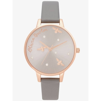 Ceas QUARTZ OLIVIA BURTON OB16PQ03 pentru Femei roz gri