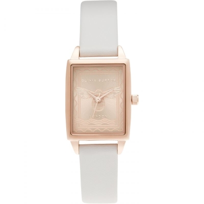 Ceas QUARTZ OLIVIA BURTON OB16SD04 pentru Femei roz alb