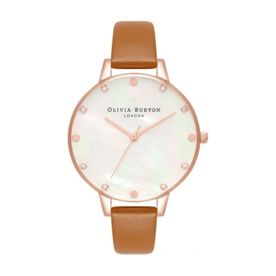 Ceas QUARTZ OLIVIA BURTON OB16SE18 pentru Femei roz maro alb