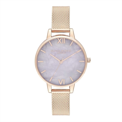 Ceas QUARTZ OLIVIA BURTON OB16SP16 pentru Femei auriu roz