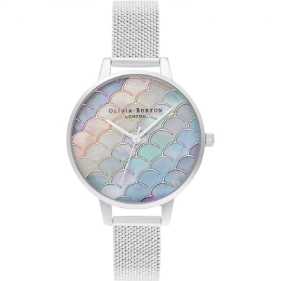 Ceas QUARTZ OLIVIA BURTON OB16US46 pentru Femei argintiu multicolor