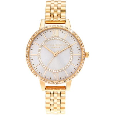 Ceas QUARTZ OLIVIA BURTON OB16WD90 pentru Femei auriu alb