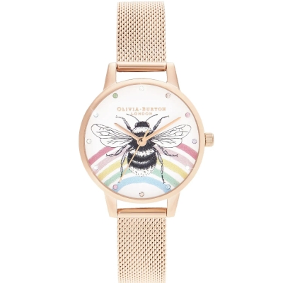 Ceas QUARTZ OLIVIA BURTON OB16WL90 pentru Femei roz multicolor