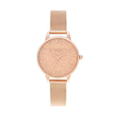 Ceas QUARTZ OLIVIA BURTON OBGSET57 pentru Femei roz