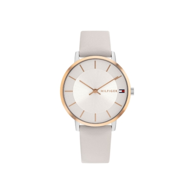 Ceas QUARTZ TOMMY HILFIGER 1782671 pentru Femei argintiu bej