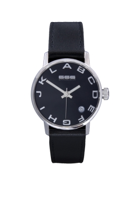 Ceas QUARTZ UNISEX 666BARCELONA 666-272 argintiu negru