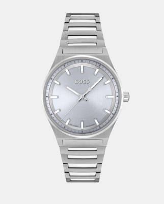 Ceas QUARTZ UNISEX BOSS 1502736 argintiu albastru