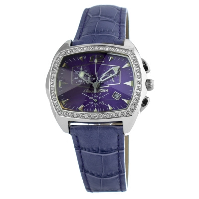 Ceas QUARTZ UNISEX CHRONOTECH CT2185LS-08 argintiu violet mov