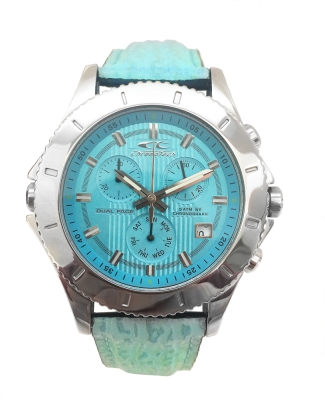 Ceas QUARTZ UNISEX CHRONOTECH CT7636L-07 argintiu albastru