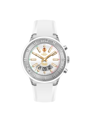 Ceas QUARTZ UNISEX JACQUES LEMANS U-50B argintiu alb