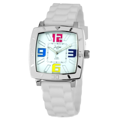 Ceas QUARTZ UNISEX JUSTINA 21971B argintiu alb