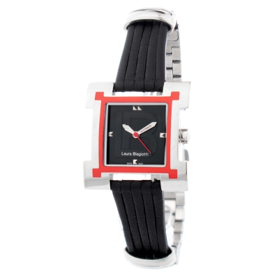 Ceas QUARTZ UNISEX LAURA BIAGIOTTI LBSM0039L-01 argintiu negru