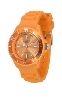 Ceas QUARTZ UNISEX MADISON L4167-22 portocaliu